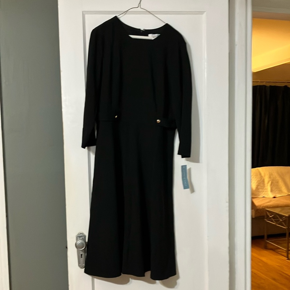 London Times Black Dress